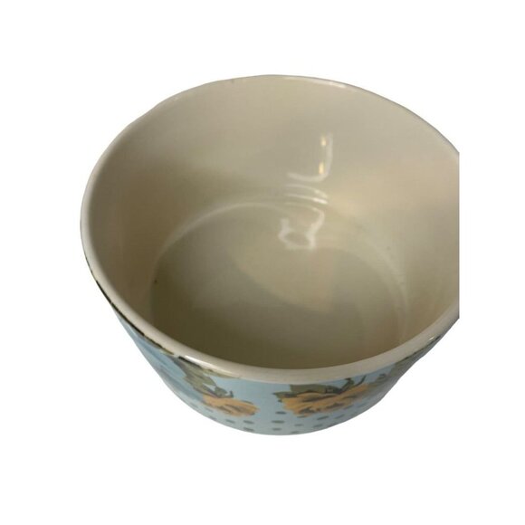 The Pioneer Woman Rose Shadow Stoneware Large Storage Bowl 7" 2018DMT - Picture 3 of 9